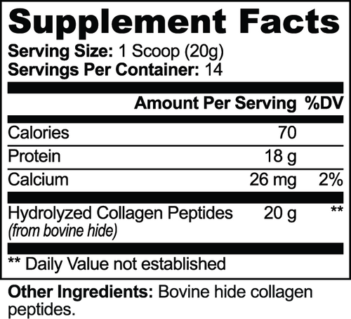 Grass-Fed Hydrolyzed Collagen Peptides
